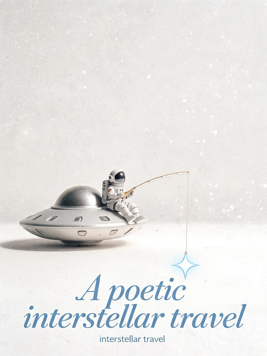 Star Fishing Astronaut