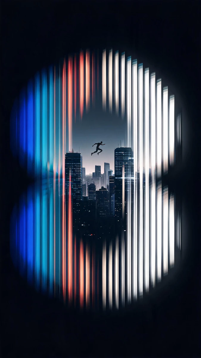 Abstract Digital Light Art