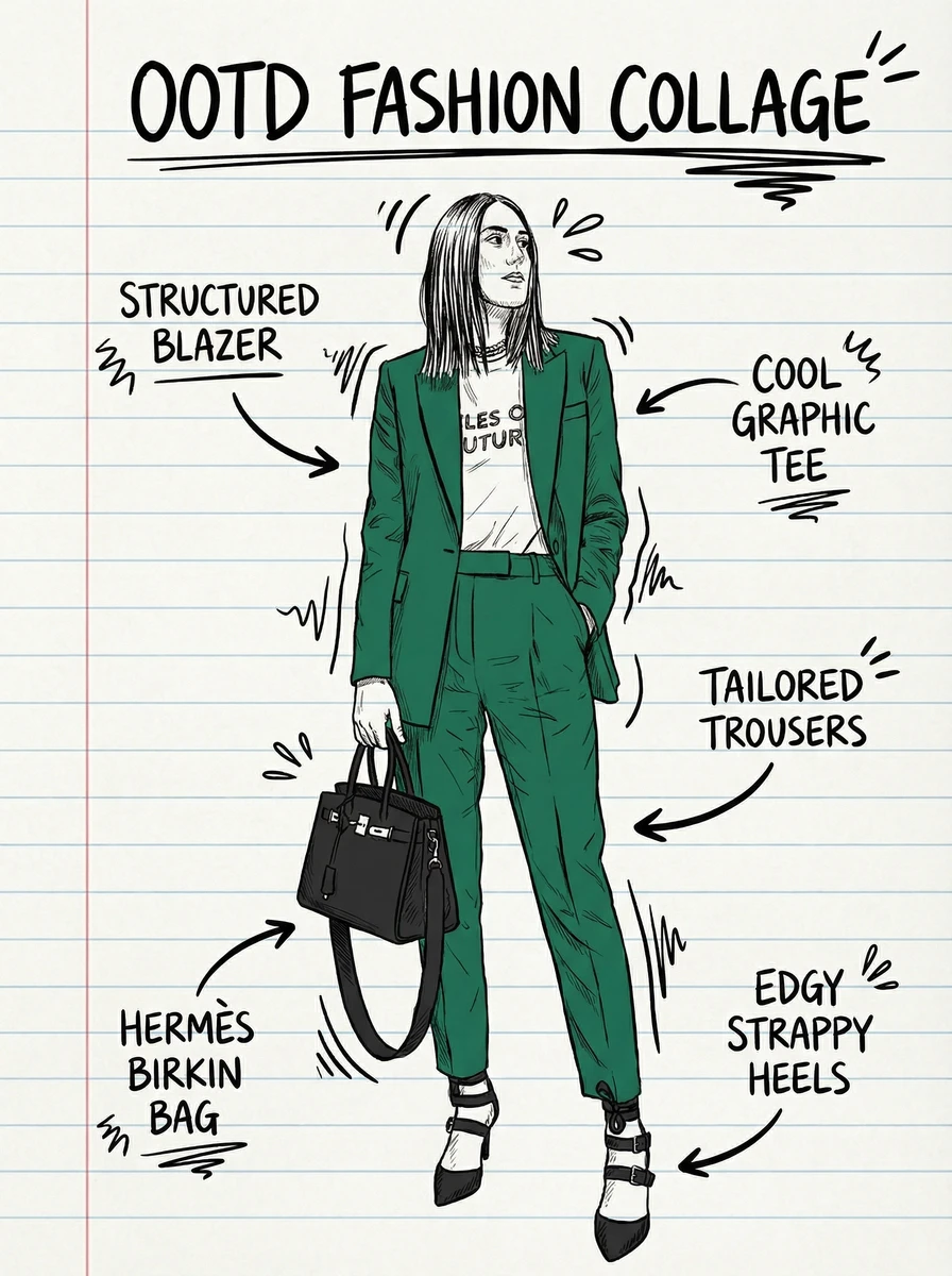 OOTD Fashion Collage