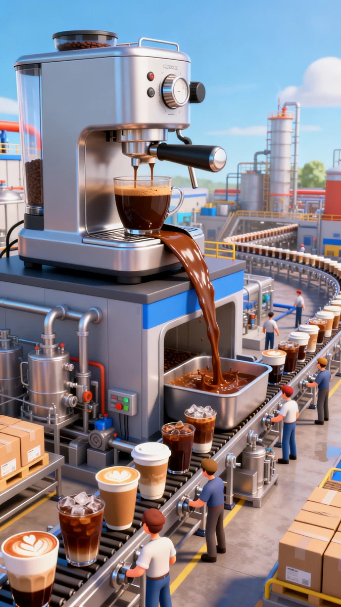 Miniature Coffee Factory