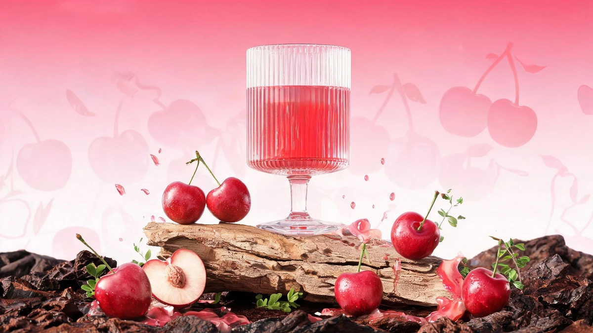Cherry Wine Goblet