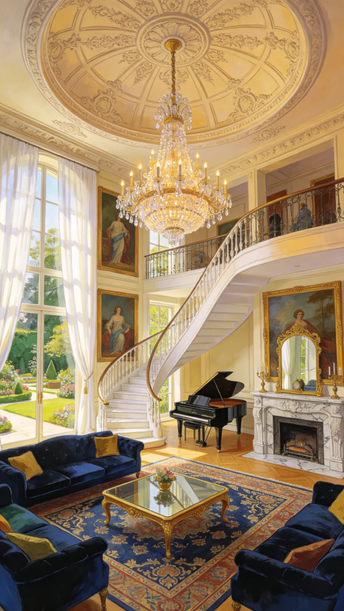Luxurious French Mansion