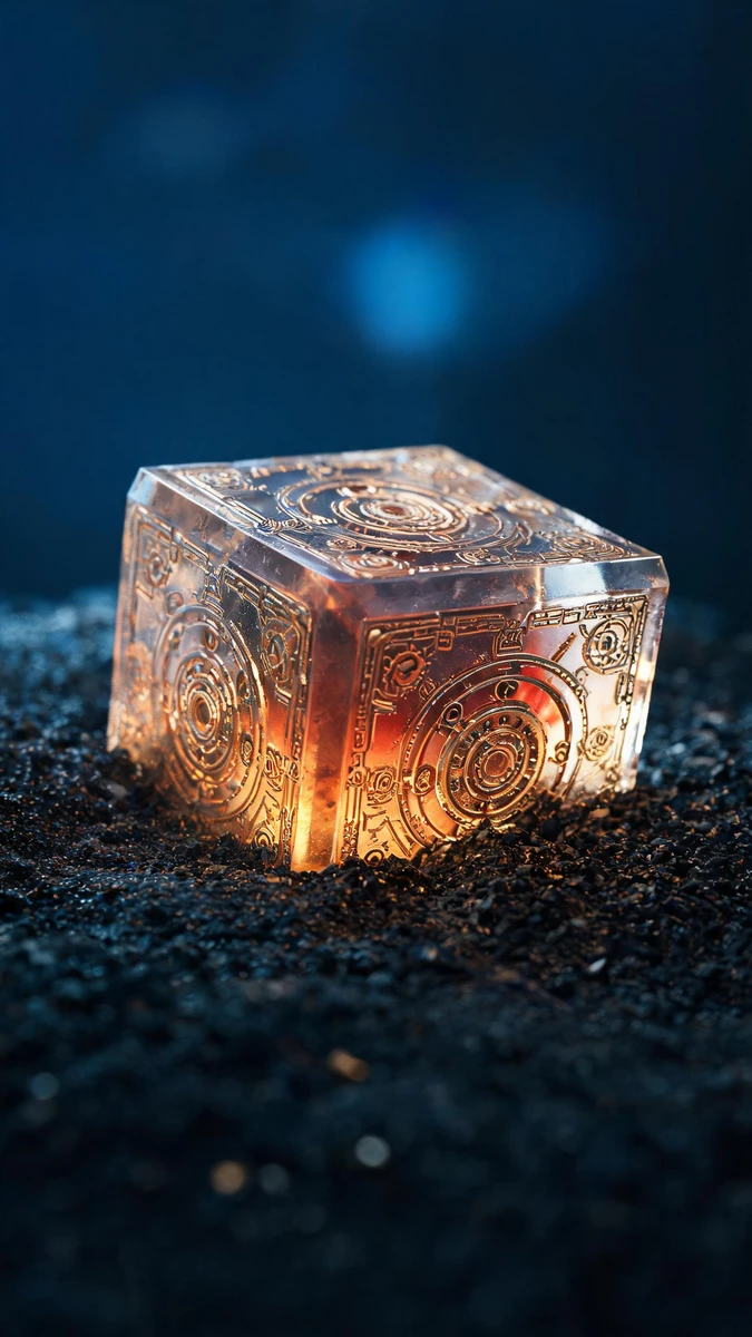 Steampunk Rune Cube