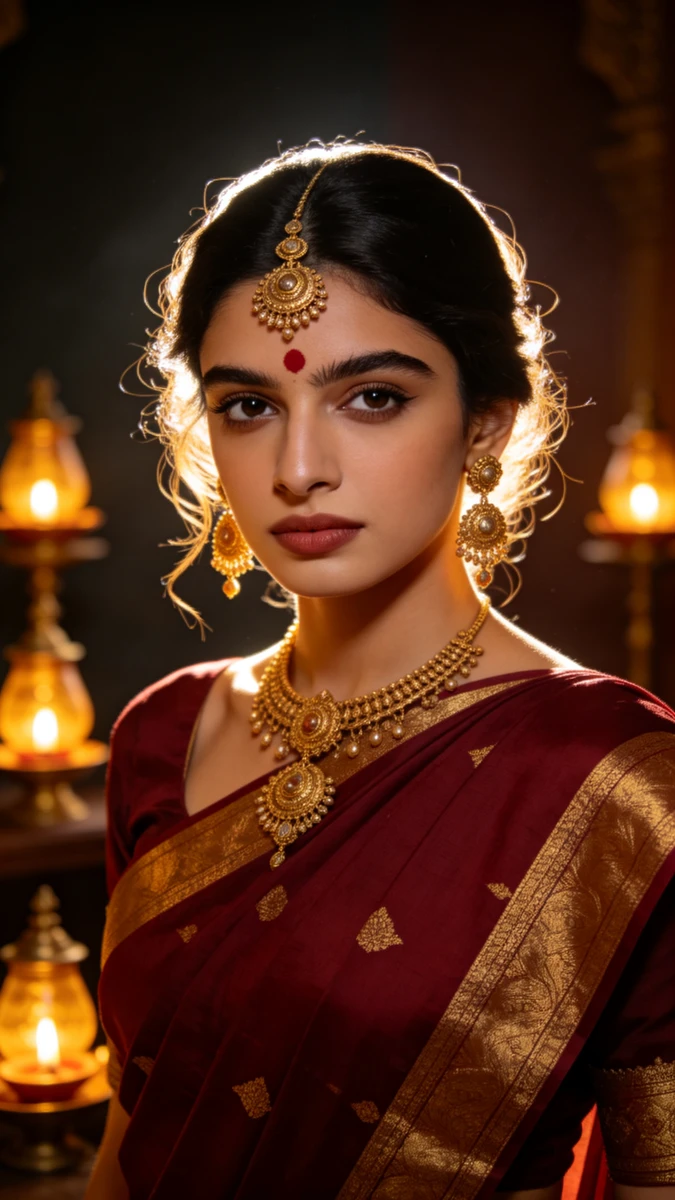 Indian Woman In Sari