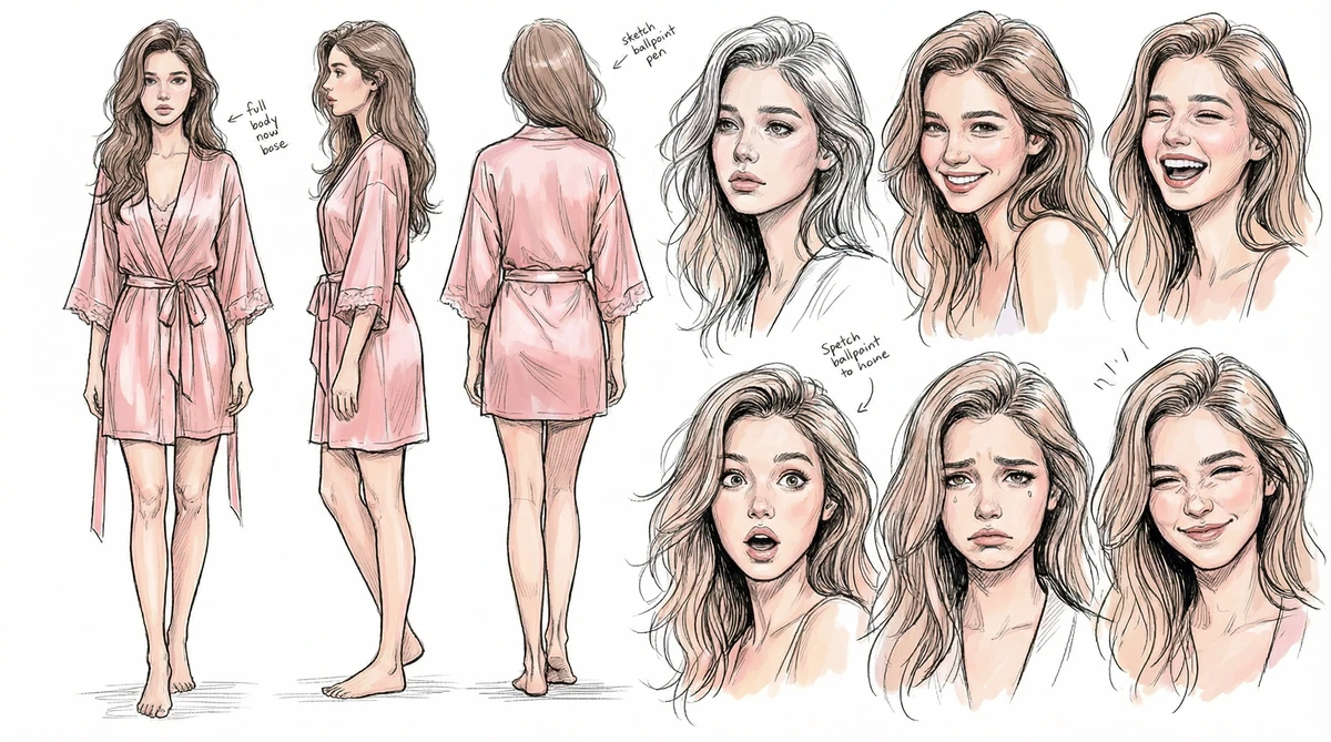 Manga Character Sheet