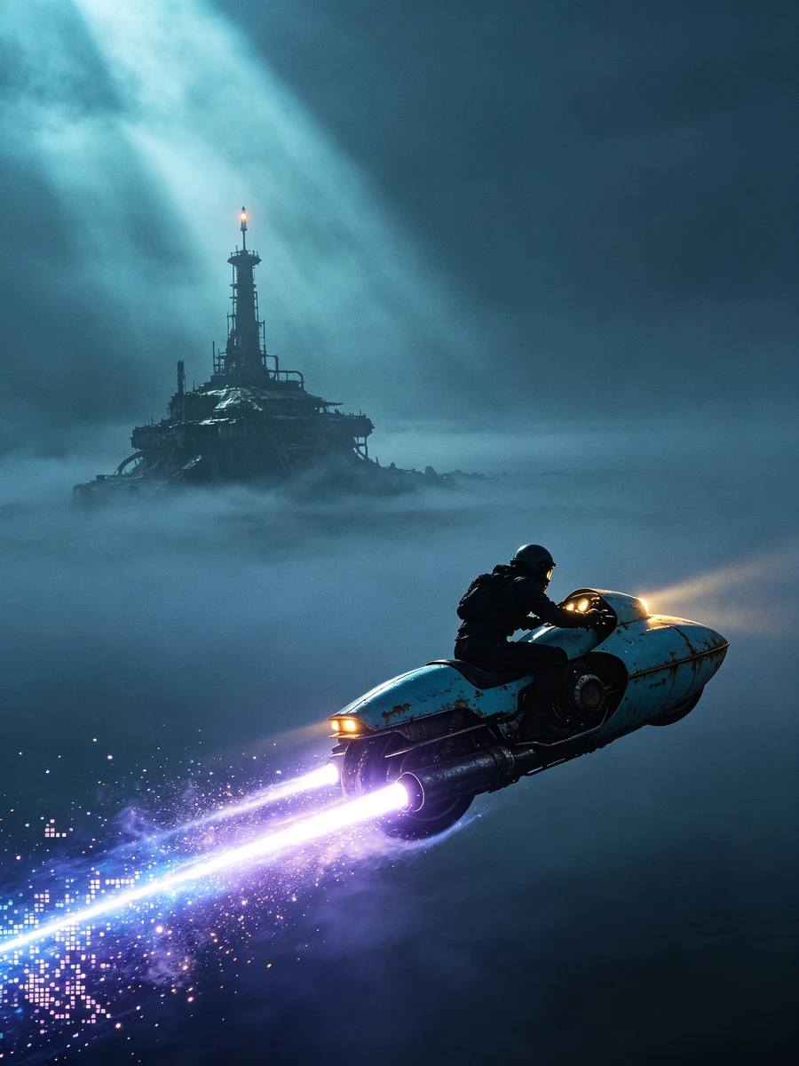 Retro Futuristic Speeder