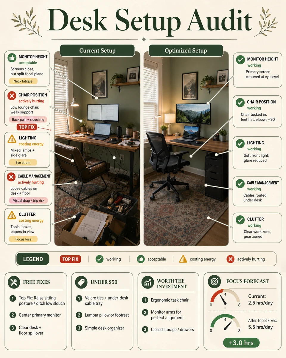 Desk Setup Audit