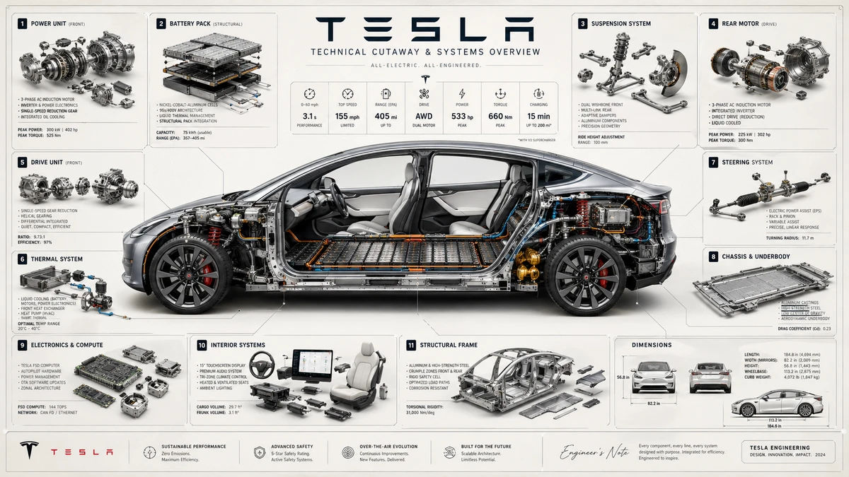 Car Cutaway Infographic