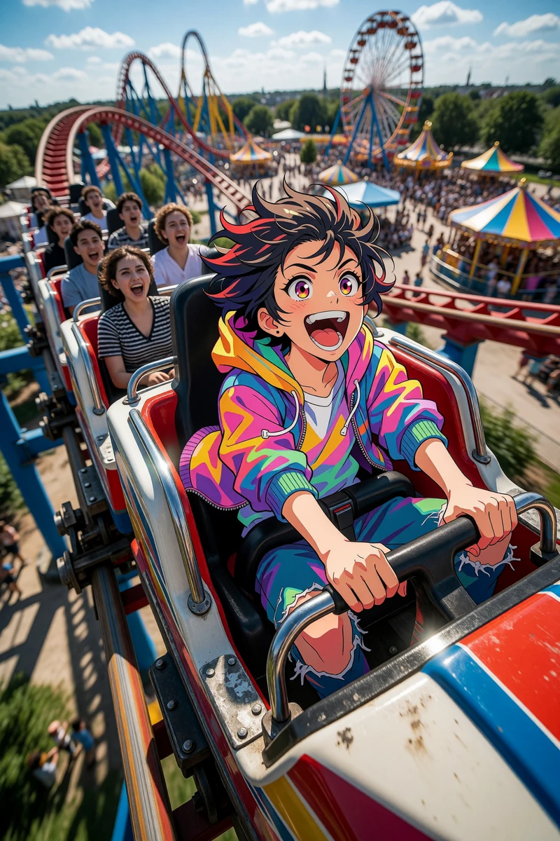 Anime Roller Coaster