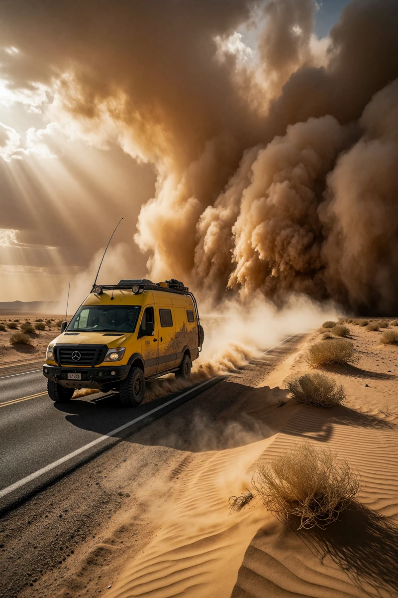 Desert Dust Storm Chase