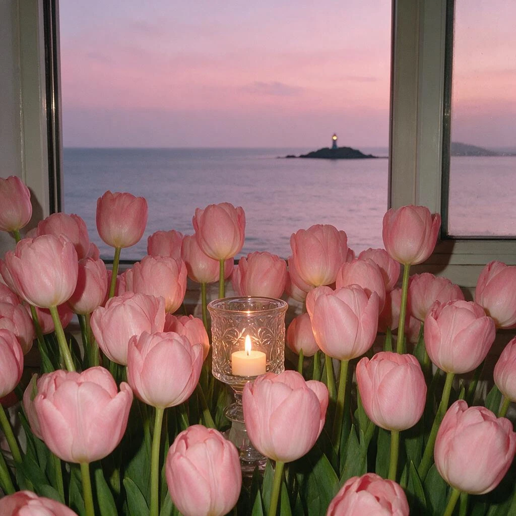 Tulips At Twilight