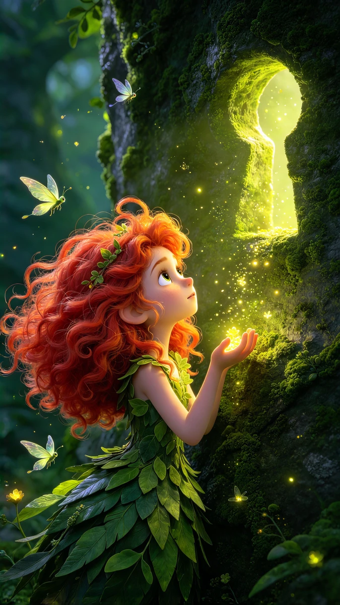 Red-Haired Sprite Girl