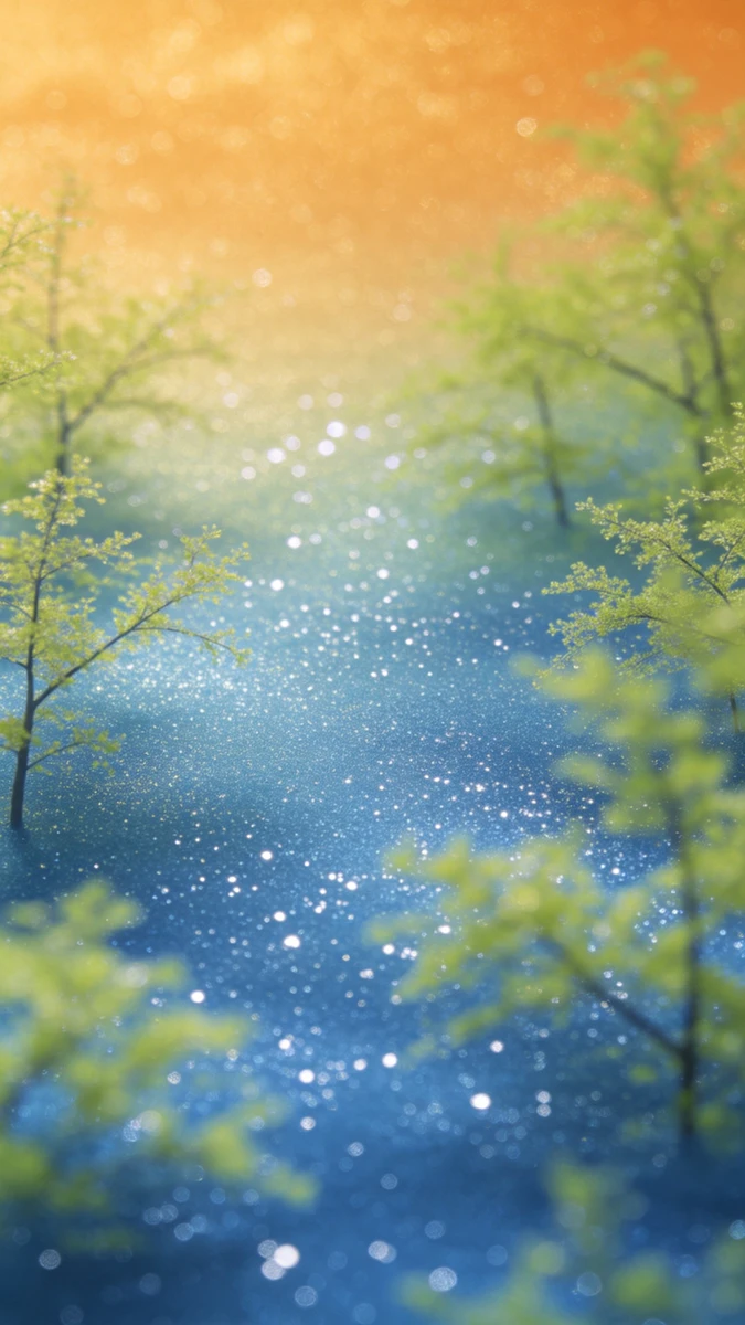 Hazy Spring Forest