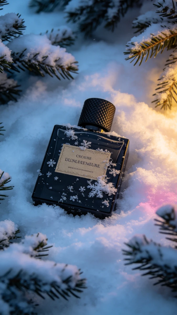 Winter Perfume Bottle