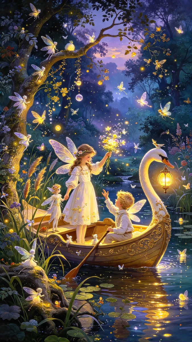 Enchanted Swan Boat