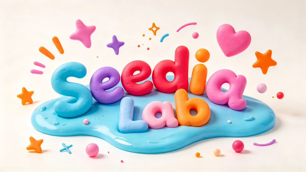 Colorful Clay Typography