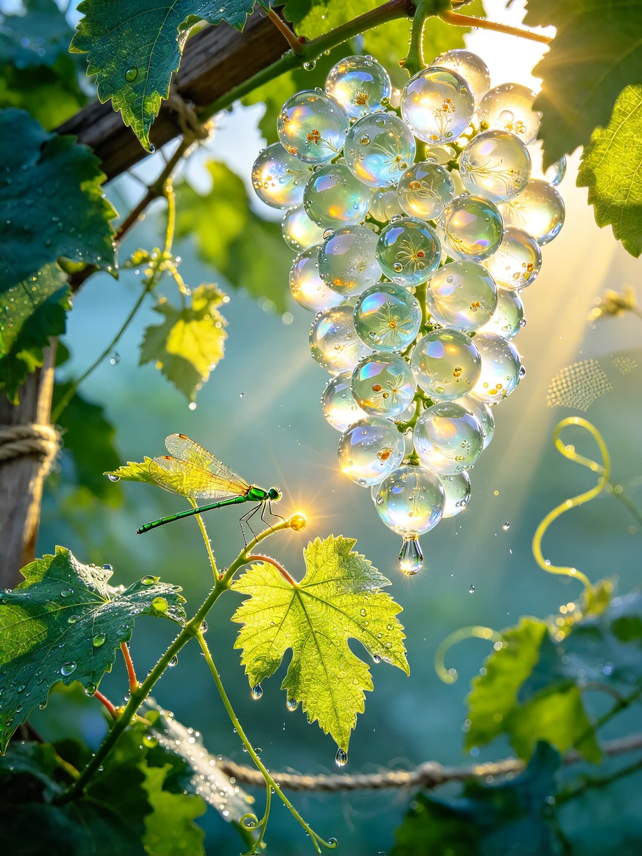 Crystal Grape Cascade