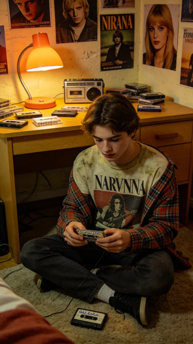 Nineties Grunge Bedroom