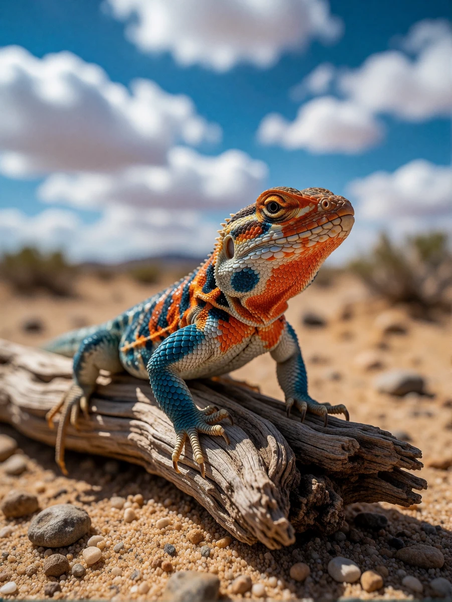 Colorful Desert Lizard