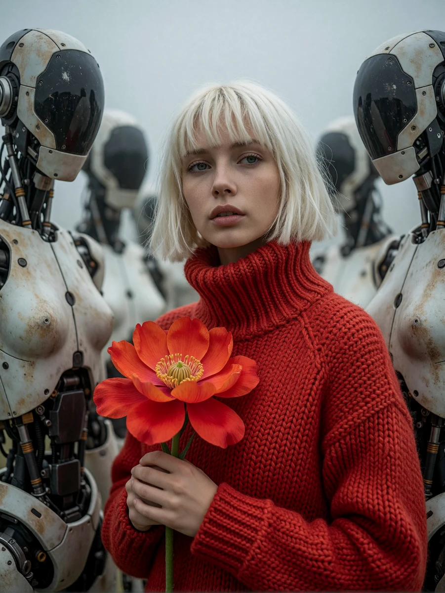 Woman Among Androids