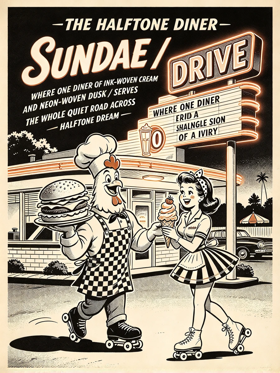 Retro Diner Ad
