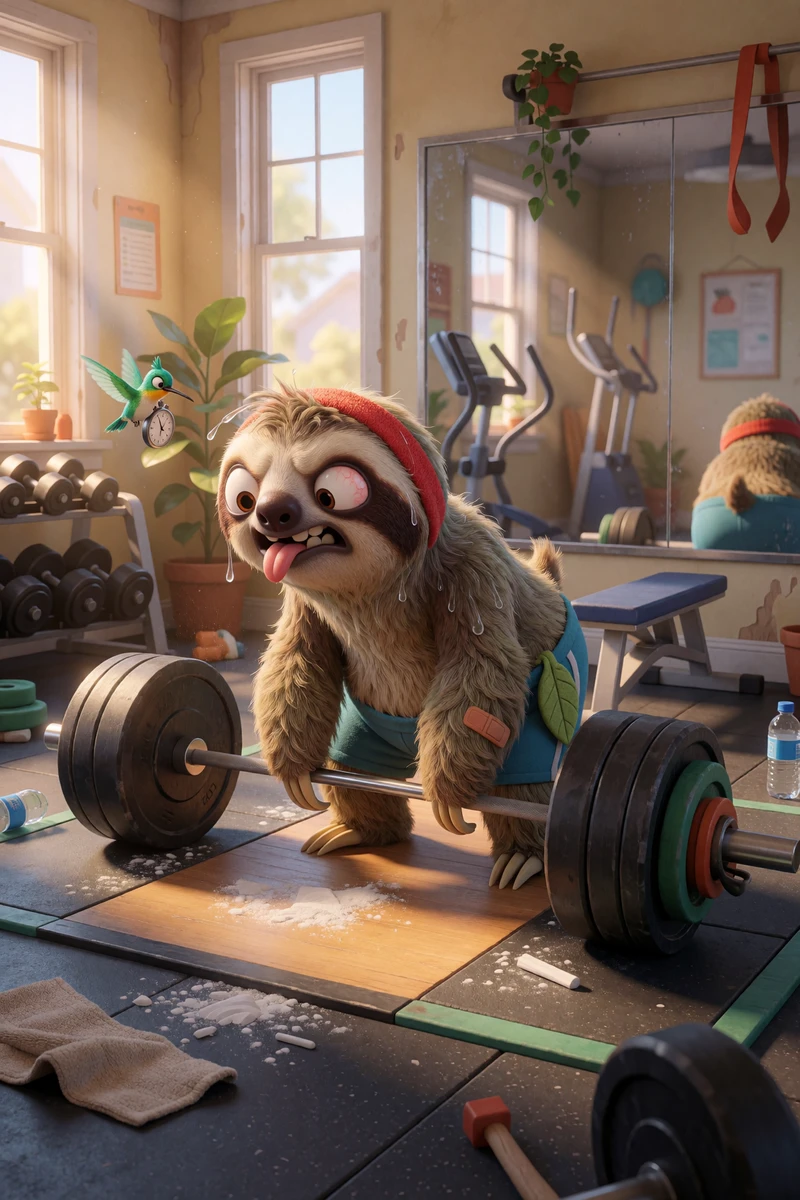 Powerlifting Sloth