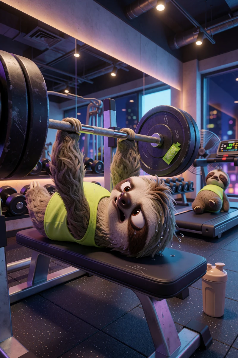 Sloth Bench Press