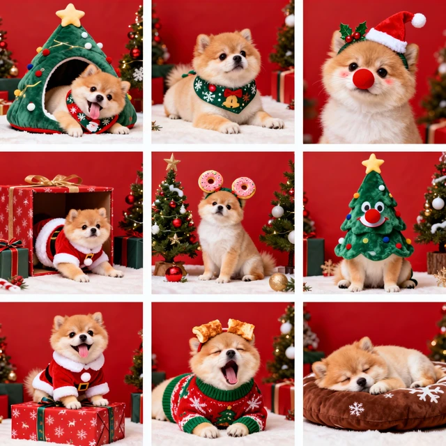 Christmas Pet Collage