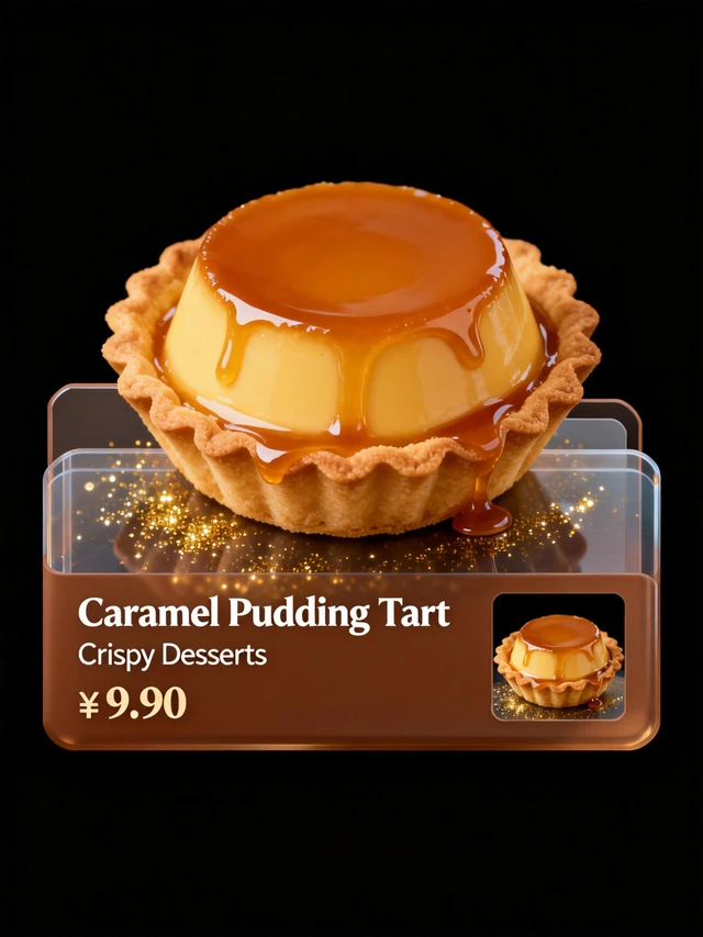 Caramel Pudding Tart