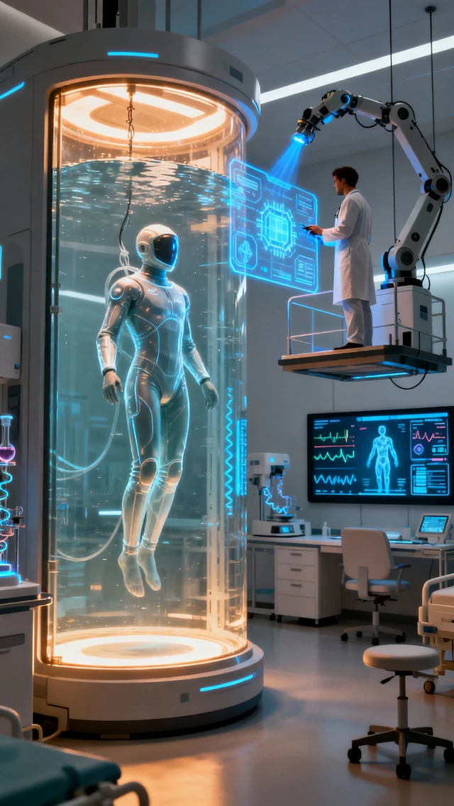 Futuristic Medical Cabin