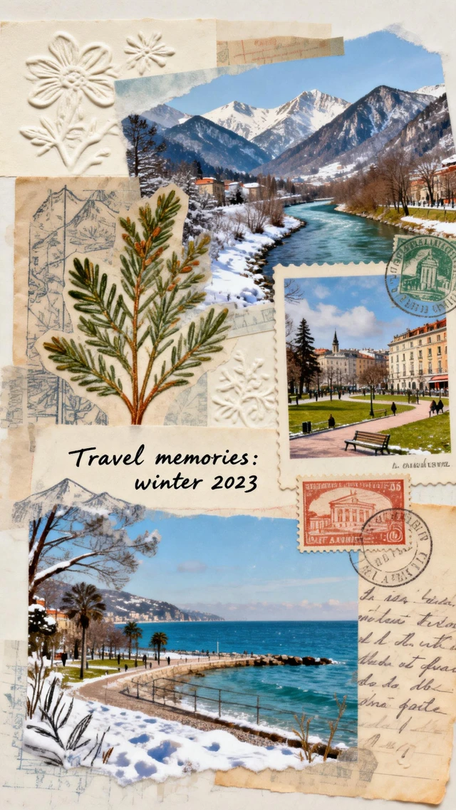 Travel Story Collage