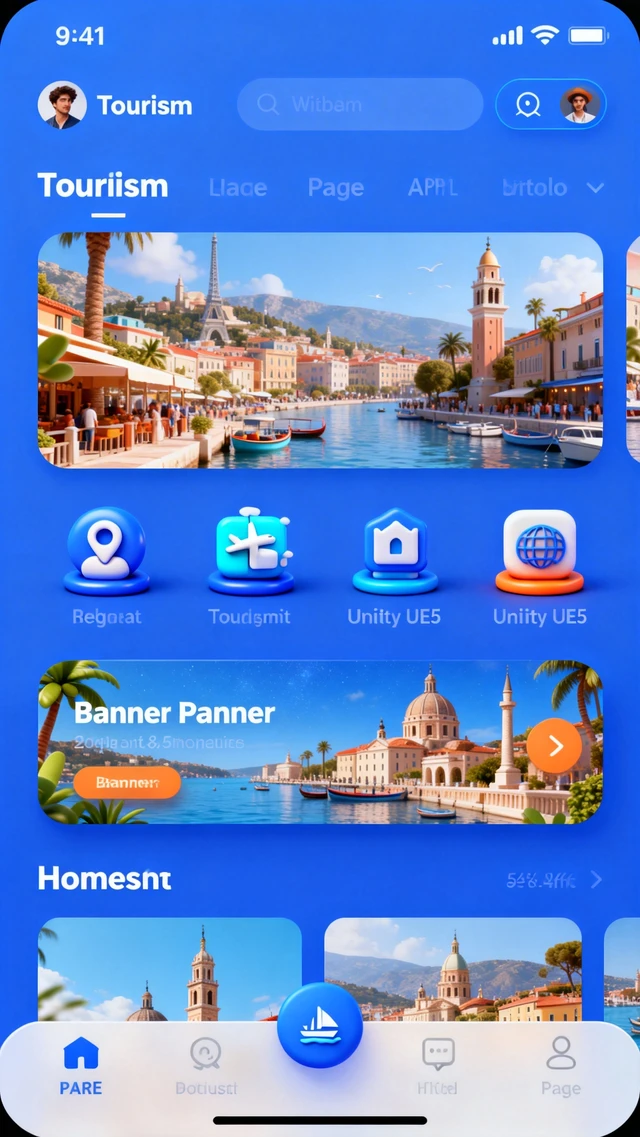 Tourism App UI Design