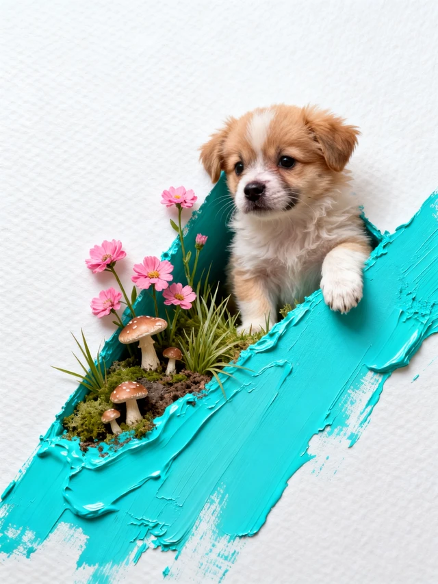 Puppy Micro Landscape