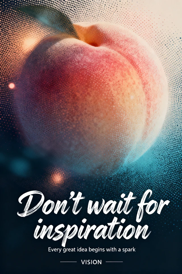 Minimalist Halftone Poster