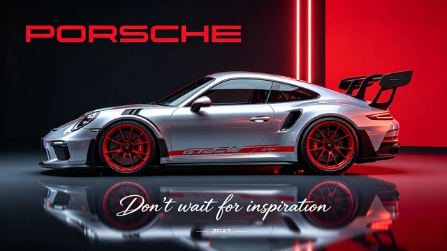 Neon Porsche GT3 RS