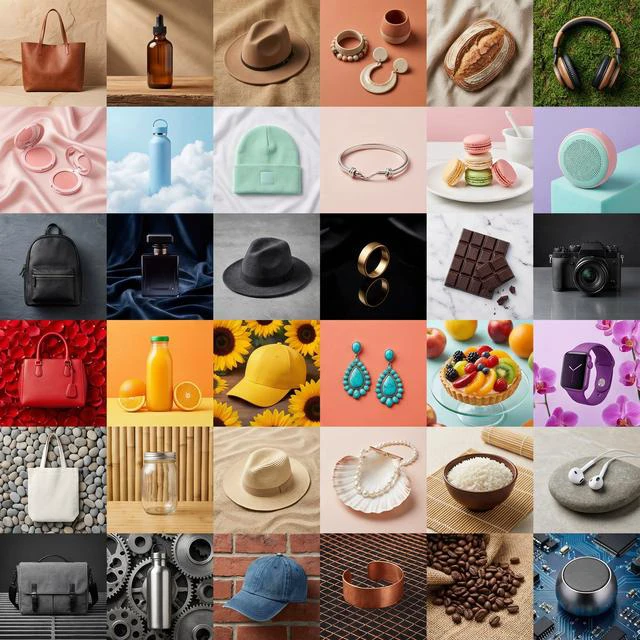 Product Photography Grid