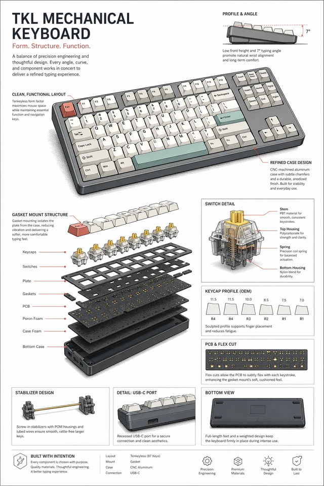 Mechanical Keyboard Diagram