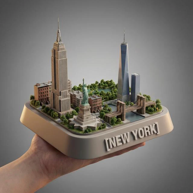 Miniature City Diorama
