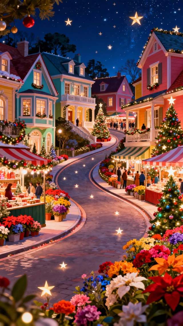 Festive Christmas Village