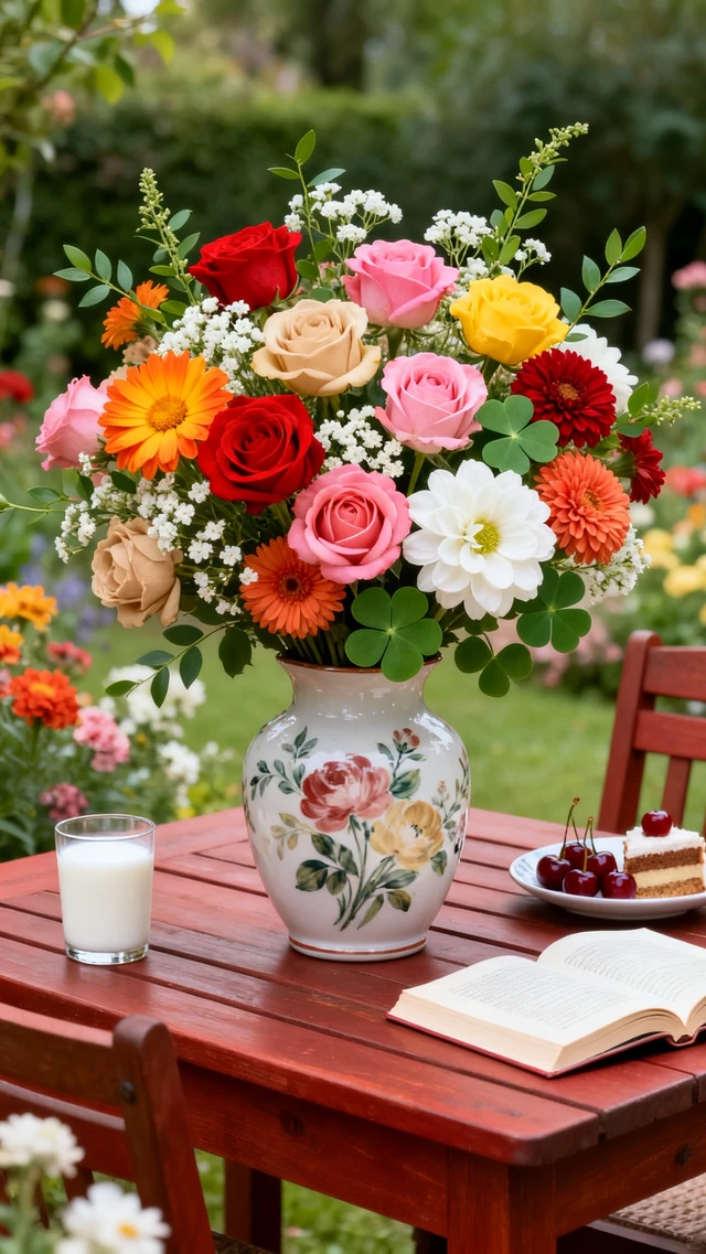 Garden Floral Still Life