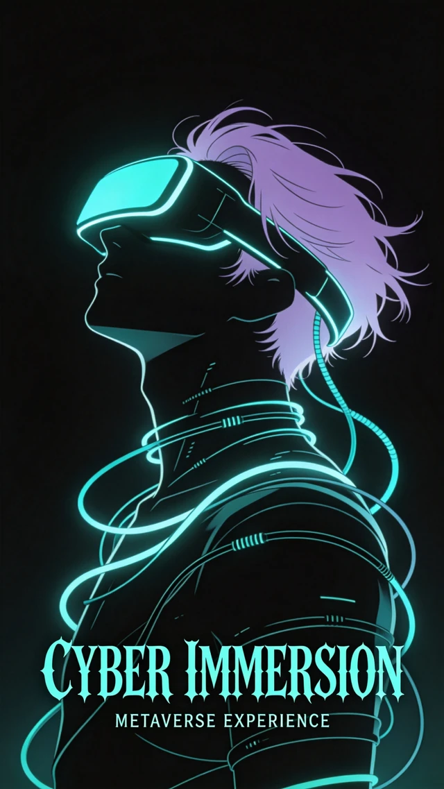 Cyberpunk VR Silhouette