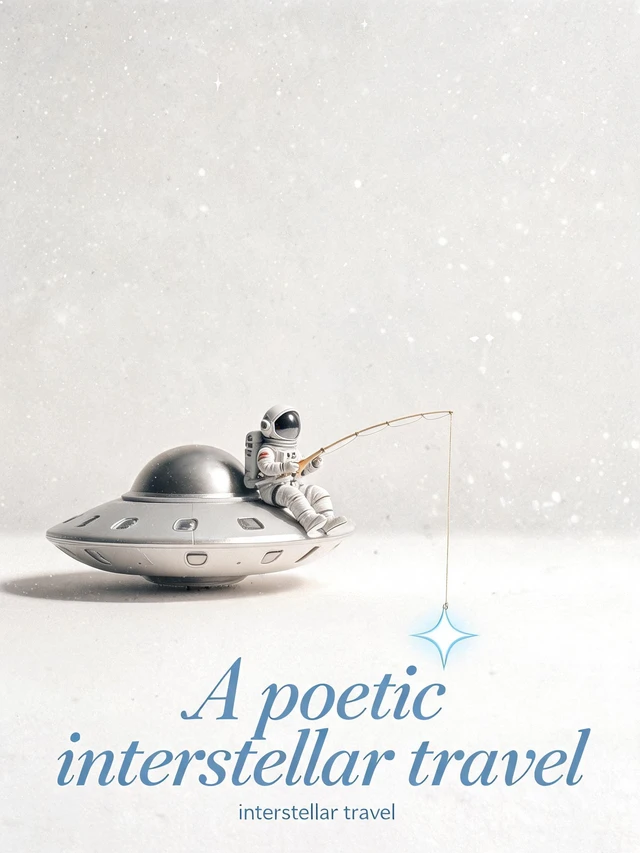 Star Fishing Astronaut