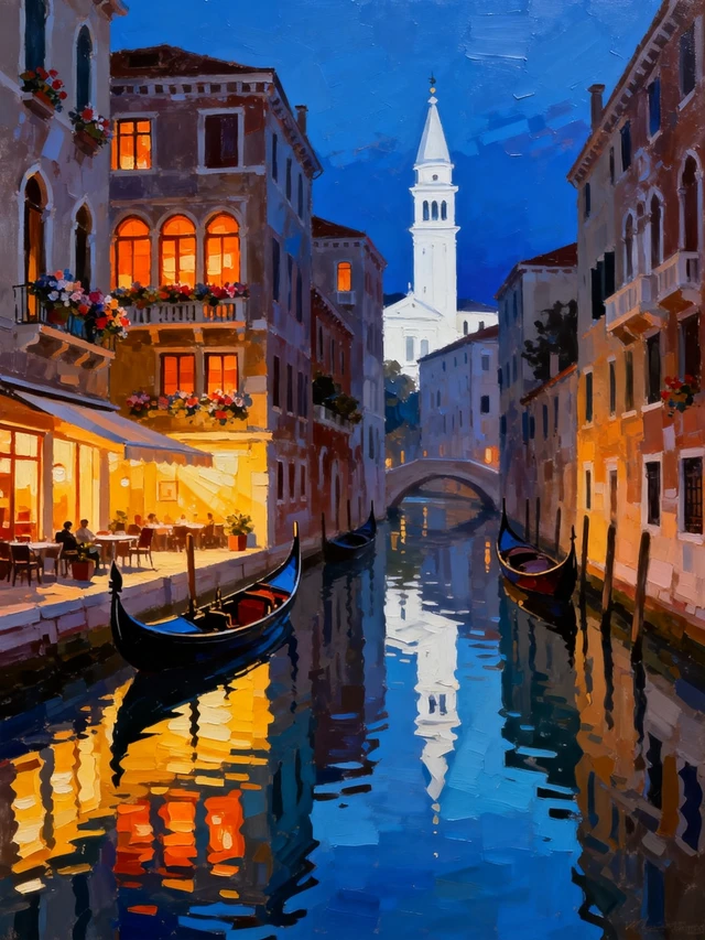 Venice Canal Twilight