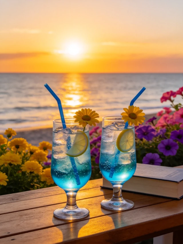 Seaside Sunset Drinks