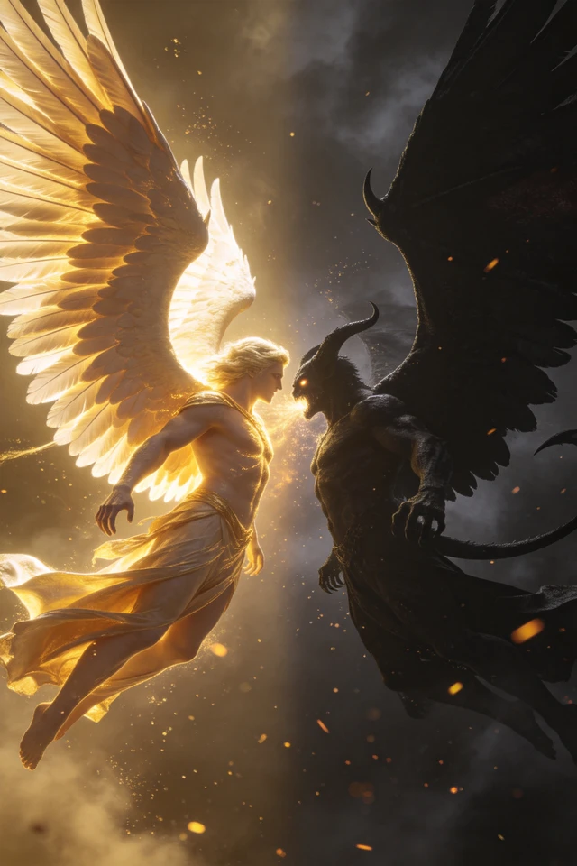 Angel And Demon Clash