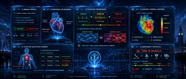Futuristic Medical Dashboard