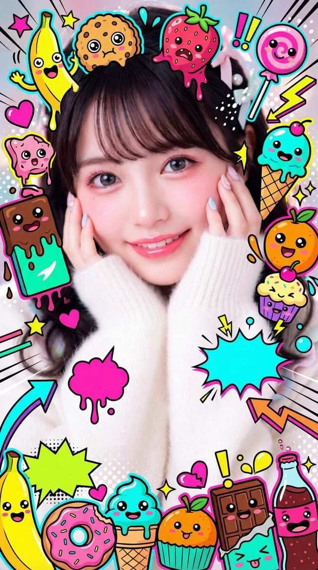 Sweets Monster Pop Art