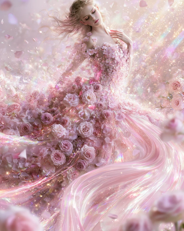 Ethereal Rose Goddess
