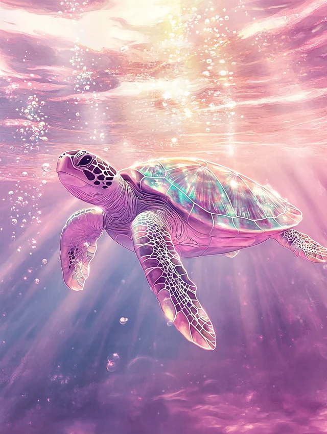 Crystal Sea Turtle