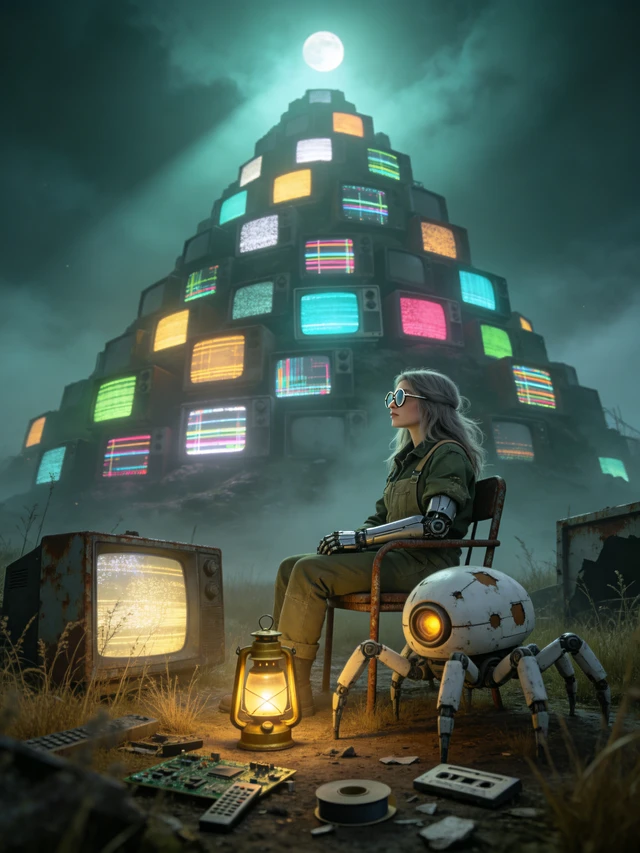 CRT TV Mountain